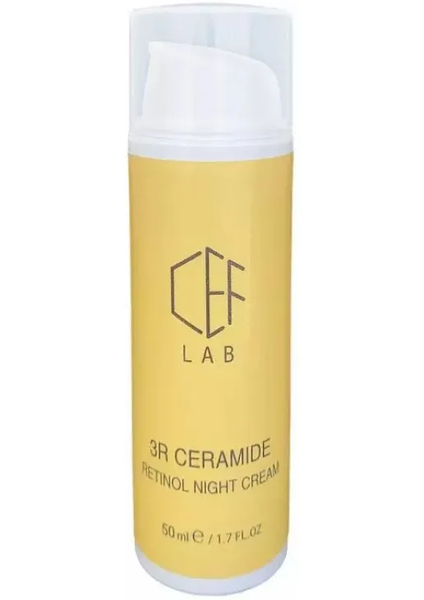 Совершенствующий ночной ретиноловый крем CEFLAB 3R CERAMIDE RETINOL NIGHT CREAM 1406 фото