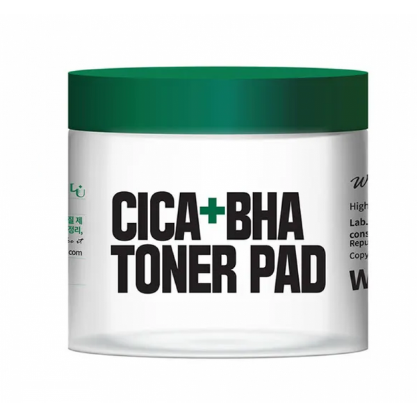 W.Skin Laboratory Cica Plus BHA Toner Pad / Тонер-педы с центелой и BHA-кислотой 6124 фото