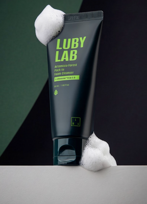 Средство 2-в-1 глиняная маска и умывальная пенка - LUBYLAB Artemisia Forest Pack-to-Foam Cleanser 50 мл LL-21 фото