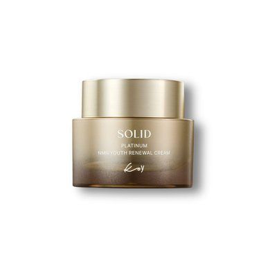 Інтенсивний оновлюючий та ущільнюючий крем Solid Platinum NMN Youth Renewal Cream 50 мл KY027 фото