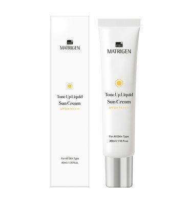 Tone Up Liquid Sun Cream, 40ml / Осітлюючий, віднолюючий та бар'єрний сонцезахисний флюїд на комбінованих фільтрах MG-49 фото
