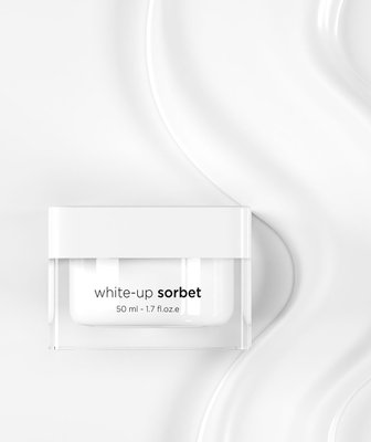 Осветляющий, обновляющий и увлажняющий крем с тонущей текстурой White - Up Sorbet 7121 фото